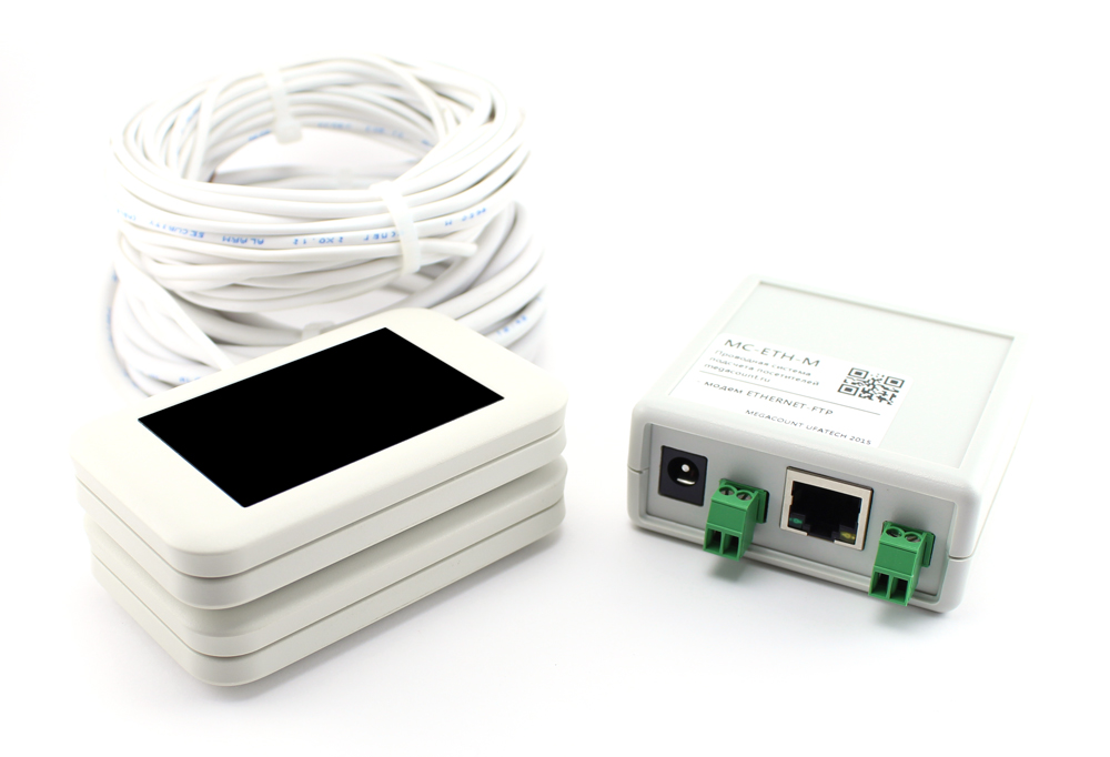 Проводной счетчик покупателей Ethernet MEGACOUNT WHITE в Пскове