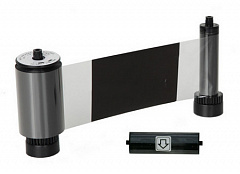 Черная лента с оверлеем (KO) на 3000 оттисков с чистящим роликом; для принтера Advent SOLID 700 в Пскове