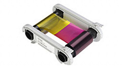 Полноцветная лента (YMCKO) на 500 оттисков с чистящим роликом; для принтера Advent SOLID 700 в Пскове