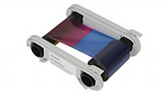 Полноцветная лента  (YMCKOK) для двусторонней печати на 200 оттисков с чистящим роликом в Пскове